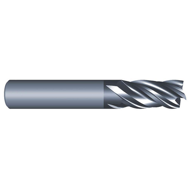 Eliminator 680-7500-120 Corner Radius End Mill: 3/4" Dia, 1-3/4" LOC, 0.12" Radius, 4 Flutes, Solid Carbide