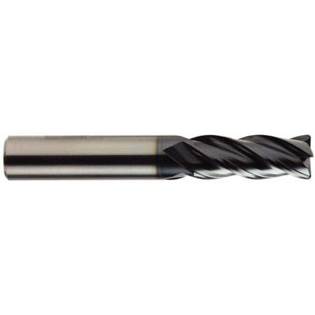 OSG VG434-4375 Corner Radius End Mill: 7/16" Dia, 1" LOC, 0.015" Radius, 4 Flutes, Solid Carbide