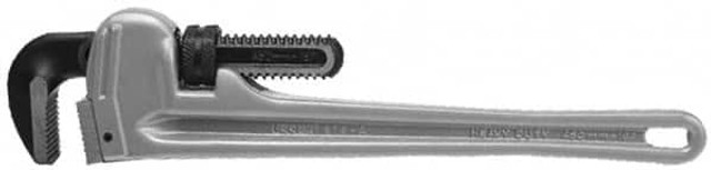 Urrea 824A Straight Pipe Wrench: 24" OAL, Aluminum