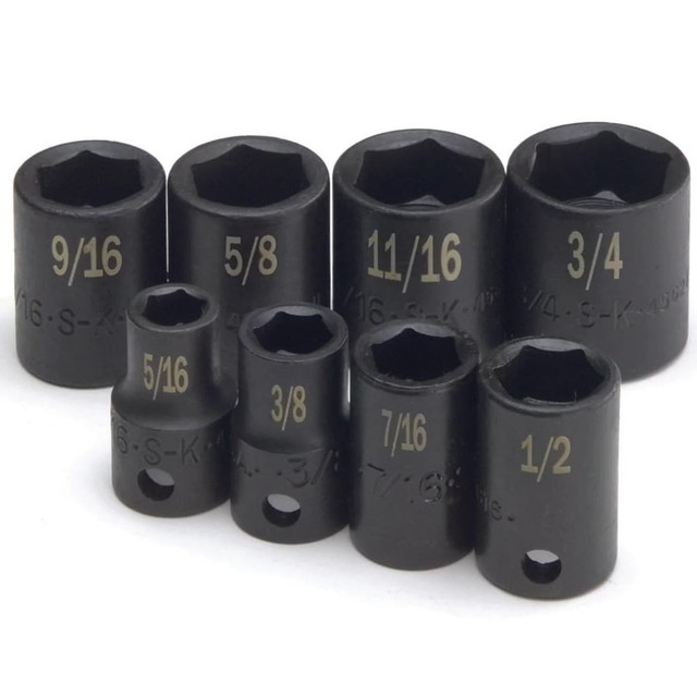 SK 4058 Impact Standard Socket Set: 8 Pc