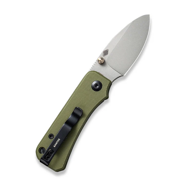 CIVIVI Knives C19068S-5 CIVIVI Baby Banter Thumb Stud Knife G10 Handle (2.34"" Nitro-V Blade) C19068S-5