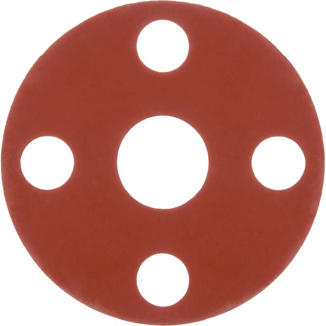 USA Industrials BULK-FG-1563 Flange Gasket: For 2-1/2" Pipe, 2-7/8" ID, 7-1/2" OD, 1/16" Thick, Silicone Rubber