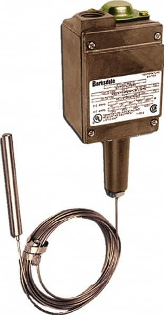 Barksdale MT1H-GH251 50 to 250°F Remote Mount Temperature Switch