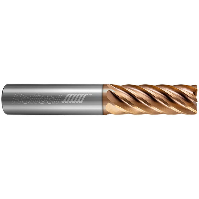 Helical Solutions 84851 Corner Radius End Mill: 1/8" Dia, 5/32" LOC, 0.01" Radius, 3 Flutes, Solid Carbide