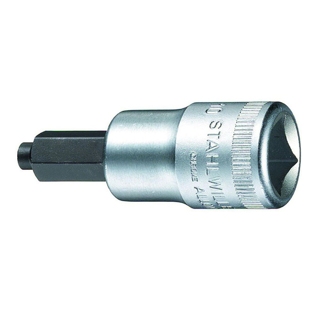 Stahlwille 03070012 Hand Hex & Torx Bit Sockets; Socket Type: Hex Bit Socket ; Hex Size (mm): 12.000 ; Bit Length: 20mm ; Insulated: No ; Tether Style: Not Tether Capable ; Material: Chrome Alloy Steel