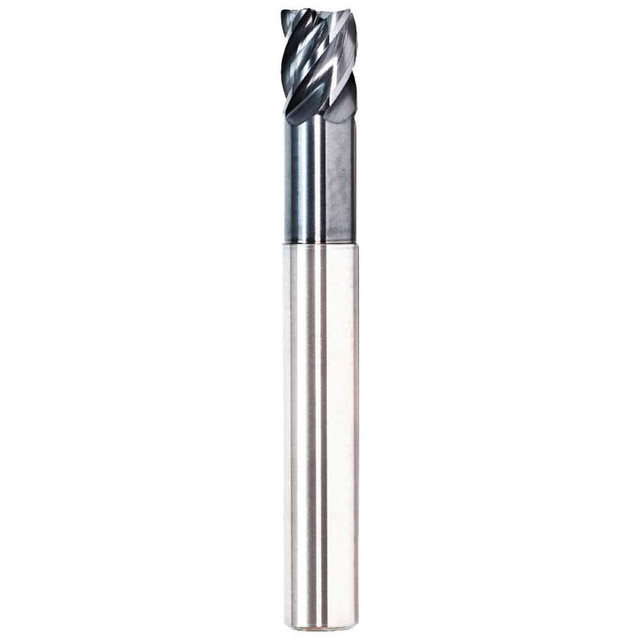 GWS 312401 Corner Radius End Mill: 1" Dia, 1-1/4" LOC, 0.03" Radius, 5 Flutes, Solid Carbide