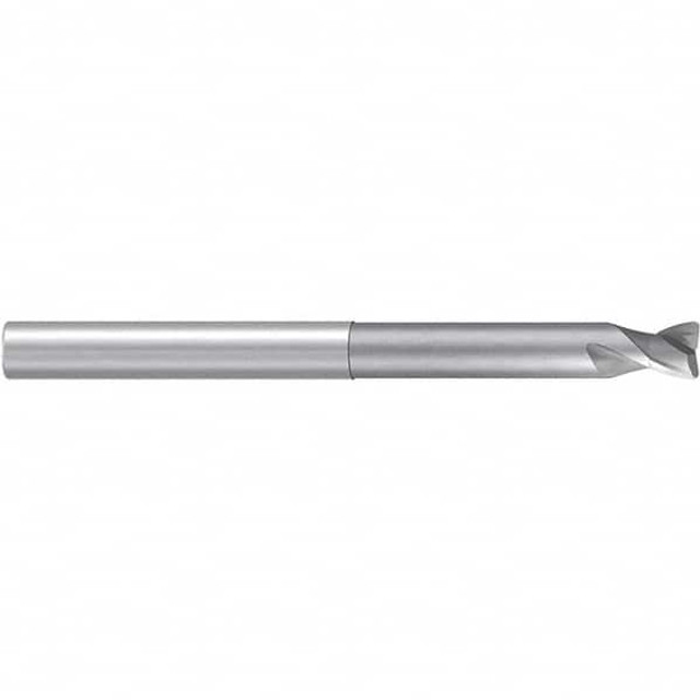 Emuge 1941.005 Corner Radius End Mill: 5 mm Dia, 5 mm LOC, 0.5 mm Radius, 2 Flutes, Solid Carbide