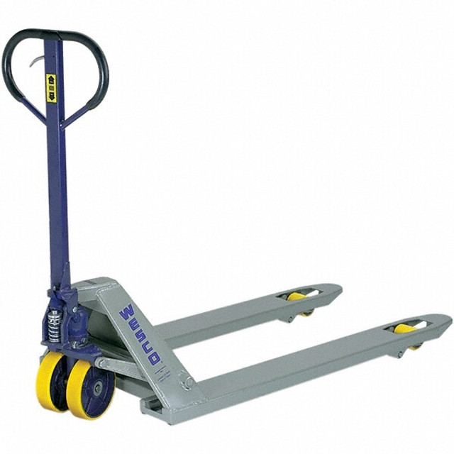 Wesco Industrial Products 272762 Manual Pallet Truck: 5,500 lb Capacity, 21" OAW, 48 x 21" Forks, 2.125 to 6.25" Lifting Height