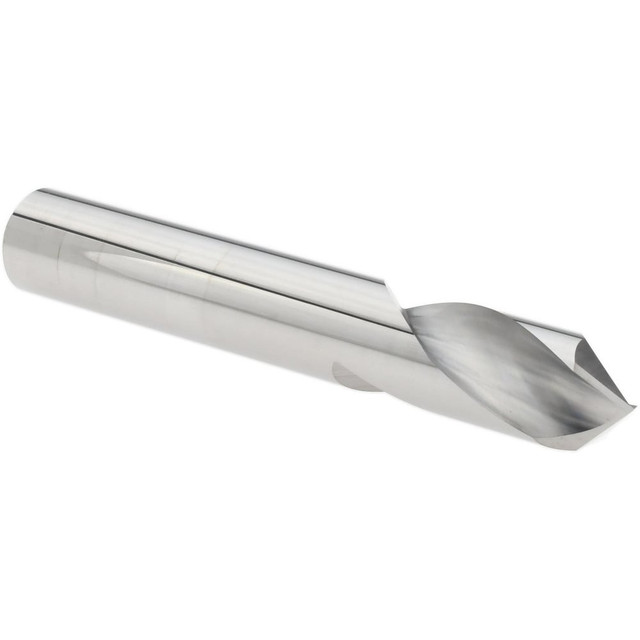 Micro 100 SPD-375-100 Spotting Drill: 3/8" Dia, 100 ° Point, 2-1/2" OAL, Solid Carbide