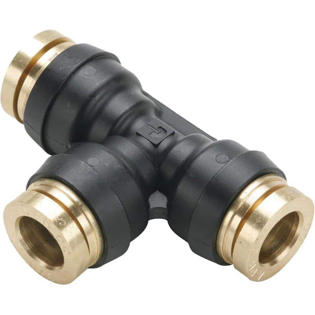 Parker 364PTC-6 Push-To-Connect Tube to Tube Tube Fitting: Union Tee, 3/8" OD