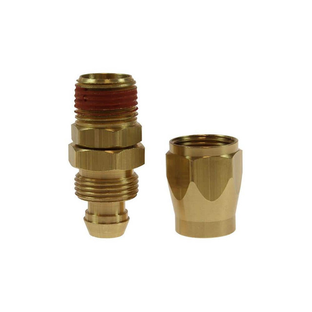 Coilhose Pneumatics PSM0606 3/8 NPT, Brass Reusable Hose Male Swivel Fitting