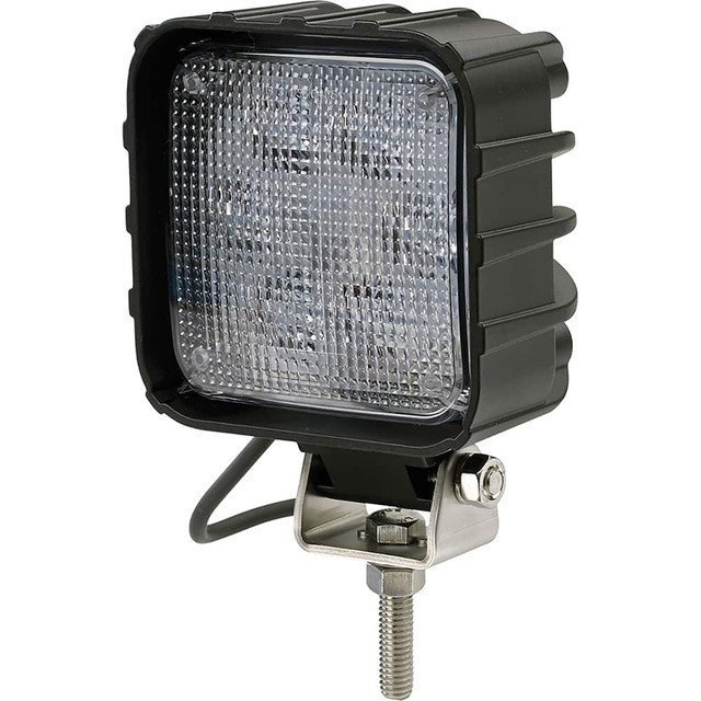 Federal Signal Emergency COM1200-SQ Emergency Light Assemblies; Light Assembly Type: Work ; Voltage: 12 V; 12 V dc ; Mount Type: Pedestal ; Overall Diameter: 4.3in ; Overall Length: 4.3in
