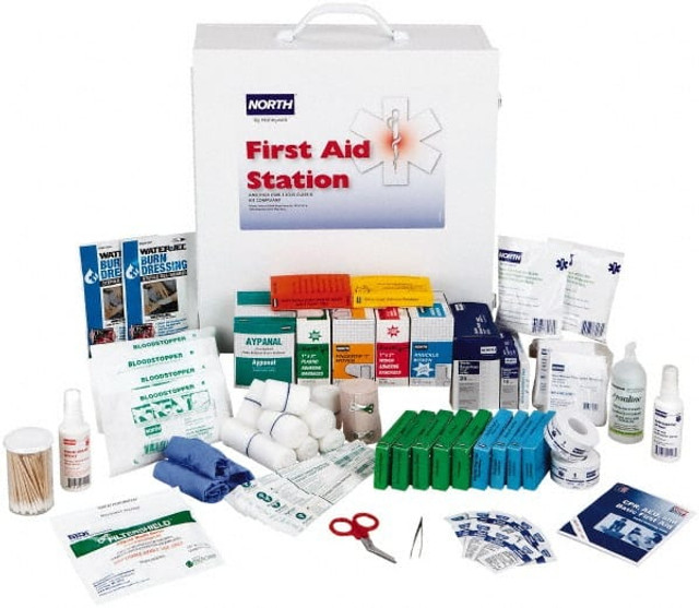 North FAK3SHLF-CLSB Industrial First Aid Kit: 493 Pc, for 150 People