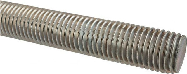 MSC 03162 Threaded Rod: 1-8, 2' Long, Low Carbon Steel