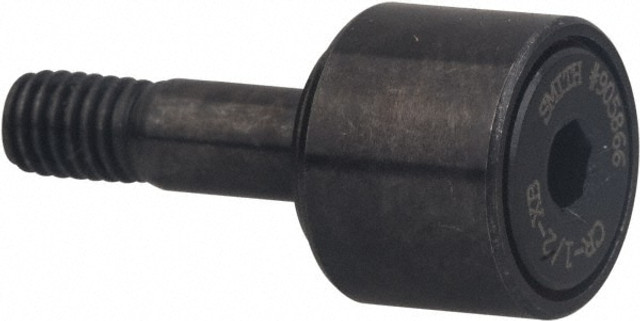 Accurate Bushing CR-2-1/2-XB Plain Cam Follower: 2.5" Roller Dia, 1.5" Roller Width, 1" Stud Dia, 2-1/4" Stud Length