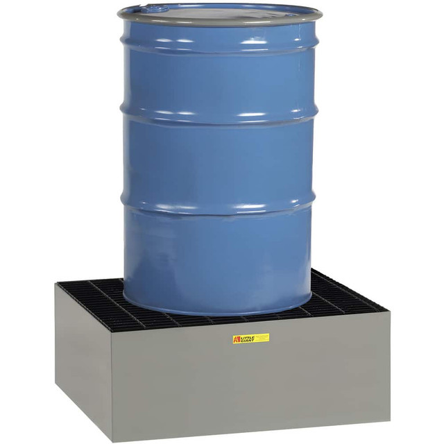 Little Giant. SSB-2632-66 Spill Pallets, Platforms, Sumps & Basins; Product Type: Spill Control Pallet ; Sump Capacity (Gal.): 66.00 ; Maximum Load Capacity: 3000.00 ; Material: Steel ; Height (Decimal Inch): 18.500000 ; Drain Included: Yes