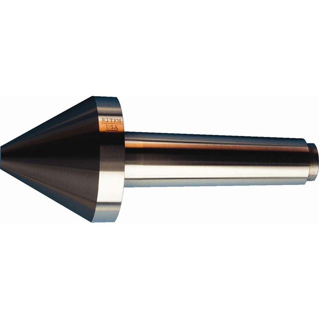 Riten 66906 Dead Centers; Center Type: Solid Center ; Material: Special Carbide ; Shank Type: Morse Taper ; Shank Taper Size: 4MT ; Point Style: Bull Nose ; Carbide-Tipped: Yes