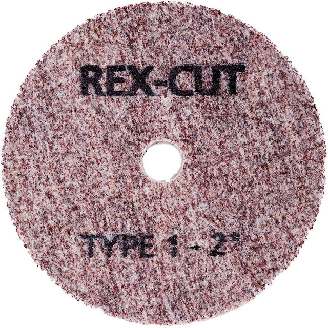 Rex Cut Abrasives 830029 Deburring Wheels; Wheel Diameter (Inch): 2 ; Face Width (Inch): 1/16 ; Center Hole Size (Inch): 1/4 ; Abrasive Material: Aluminum Oxide ; Grade: Fine ; Wheel Type: Type 1