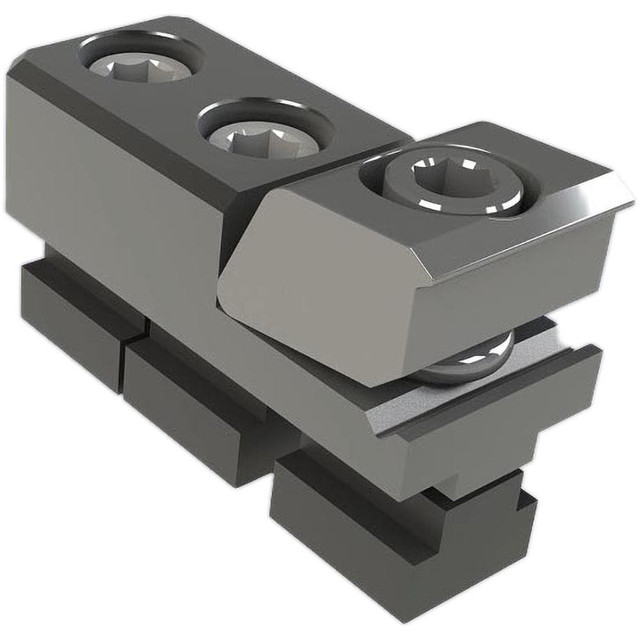 Mitee-Bite 41080 T-Slot Toe Clamps; Overall Length (mm): 3.75 ; Overall Length (Decimal Inch): 3.75 ; T-Slot Size (mm): 16mm ; T-Slot Size (Inch): 16mm ; Holding Force (Lb.): 50000N ; Overall Height (mm): 2.3850