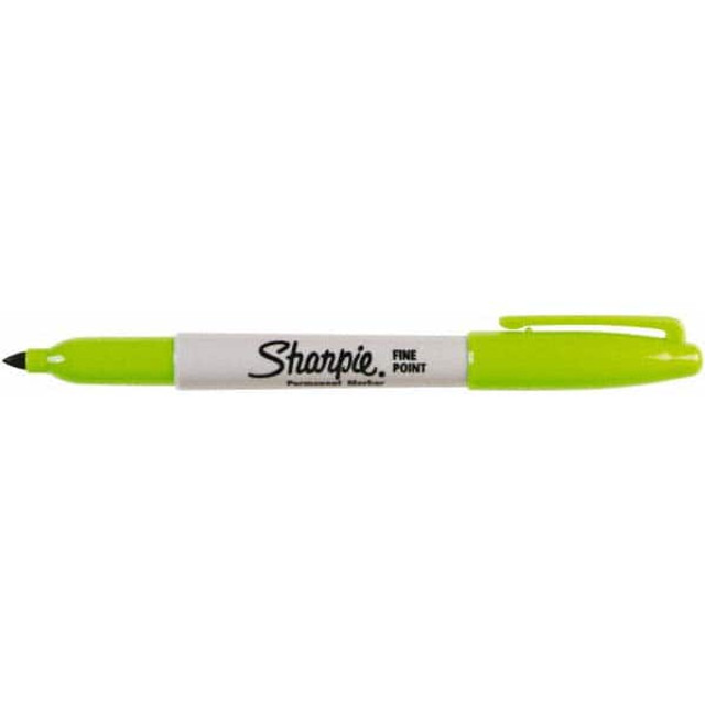 Sharpie 30129 Permanent Marker: Lime, AP Non-Toxic, Fine Point