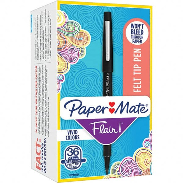 Paper Mate 1921070 Porous Point Pen: 1.4 mm Tip, Black Ink