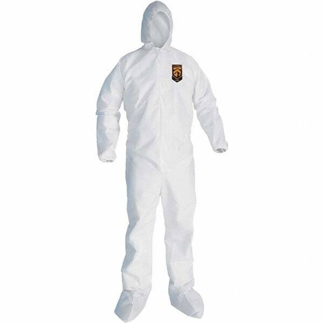 KleenGuard 27241 Disposable Coveralls: Size 8X-Large, SMS, Zipper Closure