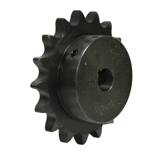 U.S. Tsubaki 35B14FH Finished Bore Sprocket: 14 Teeth, 3/8" Pitch, 1/2" Bore Dia, 1.25" Hub Dia