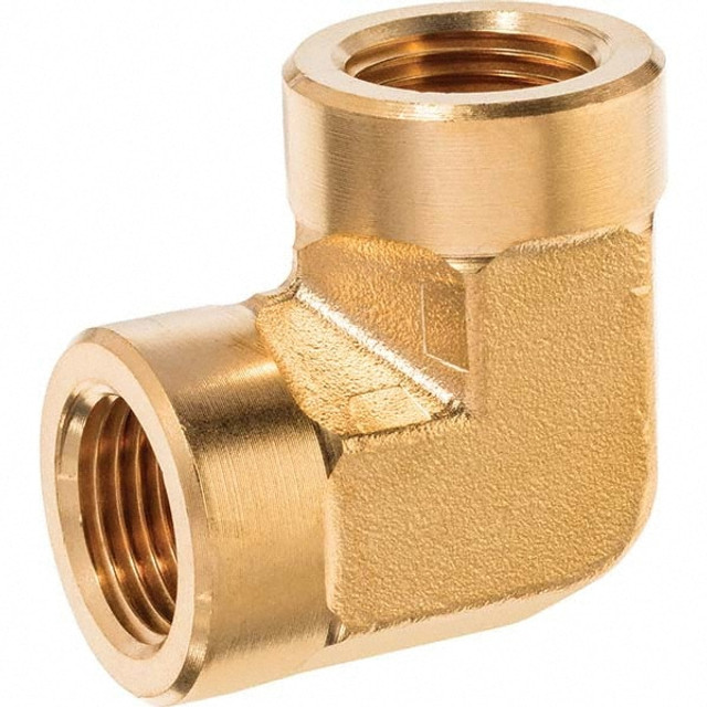 USA Industrials ZUSA-PF-5027 Brass Pipe 90 ° Elbow: 1/2" Fitting, FNPT x FNPT