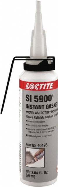 Loctite 743912 Automotive Sealants & Gasketing; Sealant Type: Instant Gasket Maker ; Color: Black ; Full Cure Time: 24 h ; Flammability: Non-Flammable ; Voc Content: 3.9 ; For Use With: Stamped Sheet Metal Covers