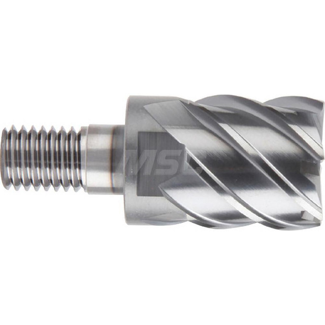 YG-1 XGMF29100 Square End Mill Heads; Mill Diameter (Decimal Inch): 1.0000 ; Length of Cut (Inch): 1 ; Connection Type: M12 ; Overall Length (mm): 60.0000 ; Material: Carbide ; Cutting Direction: Right Hand