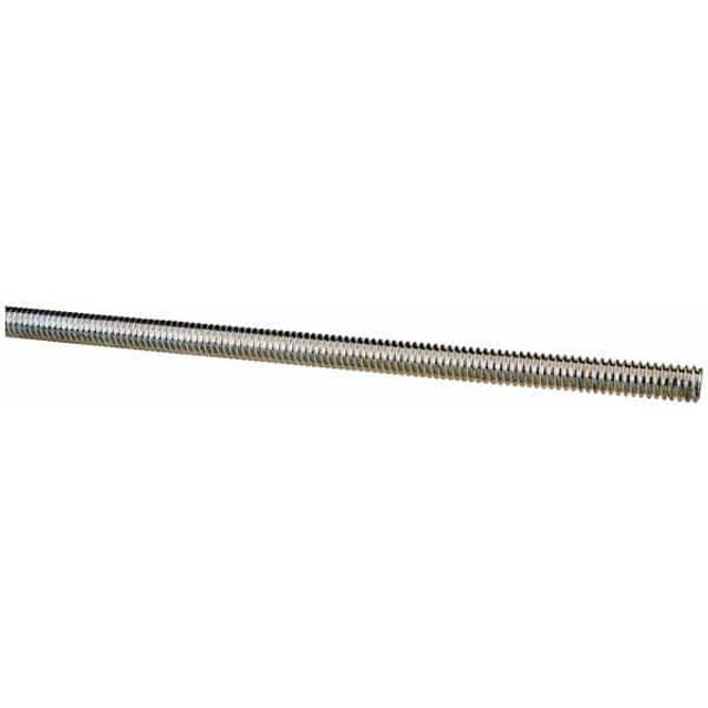 MSC 03076 Threaded Rod: 1/4-20, 6' Long, Low Carbon Steel