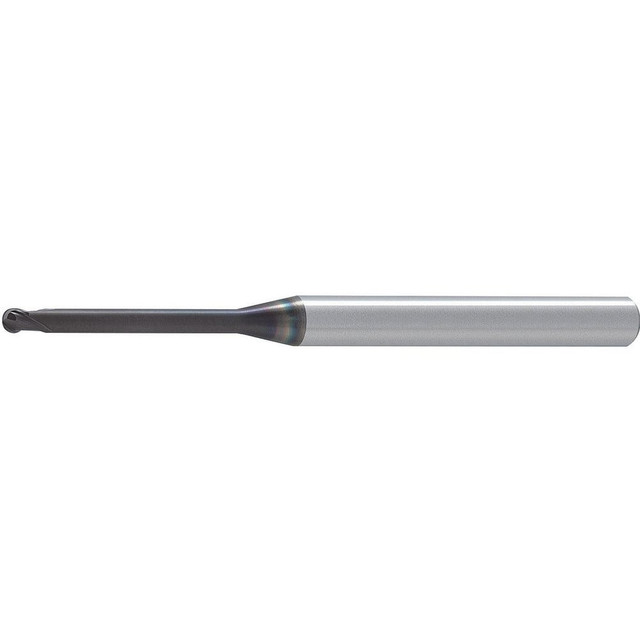 Mitsubishi 831445 Ball End Mills; Mill Diameter (Decimal Inch): 0.1181 ; Mill Diameter (mm): 3.00 ; Number Of Flutes: 2 ; End Mill Material: Carbide ; Length of Cut (mm): 2.3000 ; Coating/Finish: AlTiCrN
