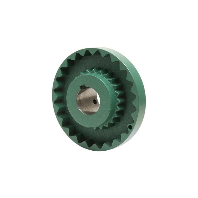 TB Wood's 7S158 1-5/8" Max Bore Diam, 3/8" x 3/16" Keyway Width x Depth, 4-5/8" Hub, 7 Flexible Coupling Flange