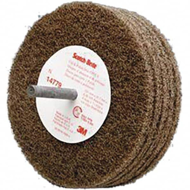 3M 7000120710 Deburring Disc: 4" Dia, Medium Grade, Aluminum Oxide