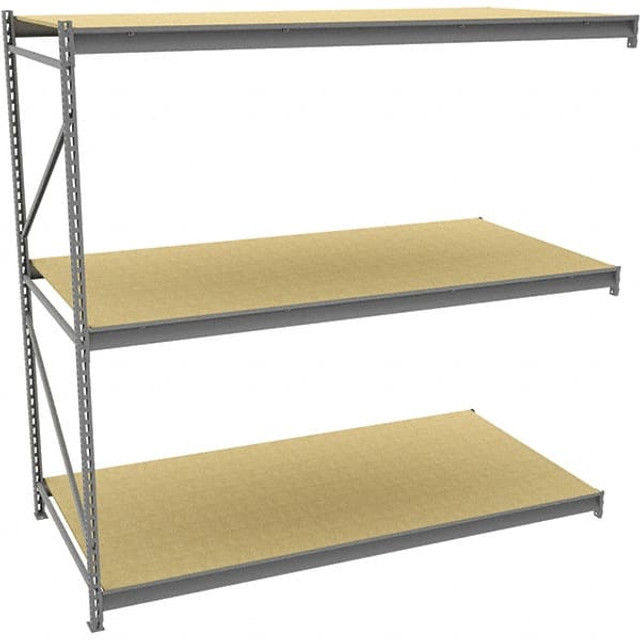 Tennsco BU-9648120PAMGY Bulk Storage Rack: 2,150 lb per Shelf, 3 Shelves