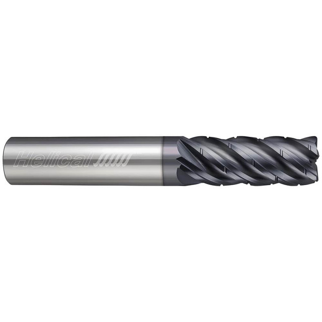 Helical Solutions 84855 Corner Radius End Mill: 1/8" Dia, 5/32" LOC, 0.01" Radius, 3 Flutes, Solid Carbide