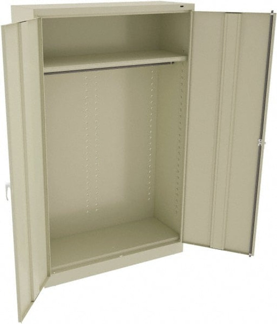 Tennsco J1878A-N-W-PU Wardrobe Storage Cabinet: 48" Wide, 18" Deep, 78" High