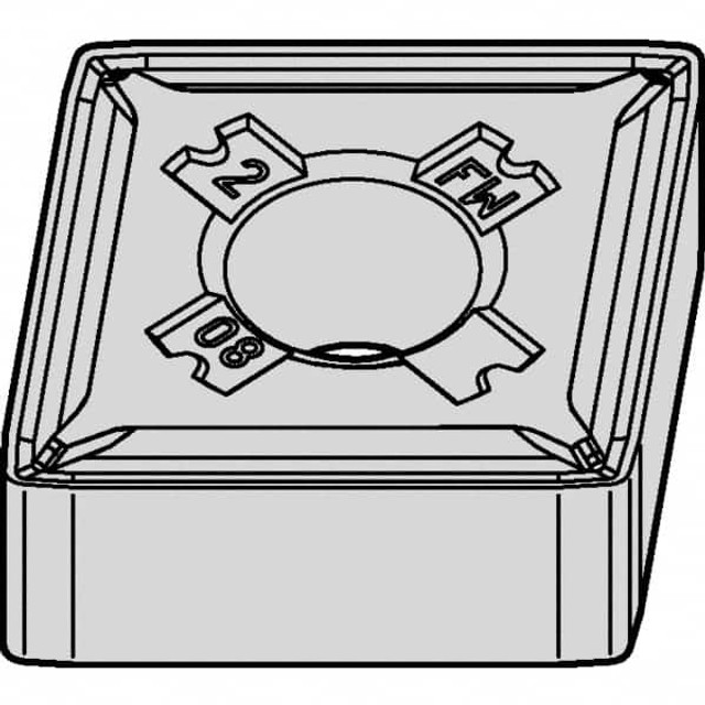Kennametal 5697923 Turning Insert: CNMG432FW KCP10B, Solid Carbide