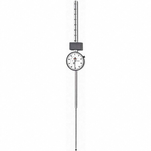 Starrett 53805 8" Range, 0-100 Dial Reading, 0.001" Graduation Dial Drop Indicator