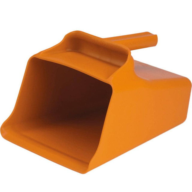 Remco 65507 128 oz Orange Polypropylene Flat Bottom Scoop