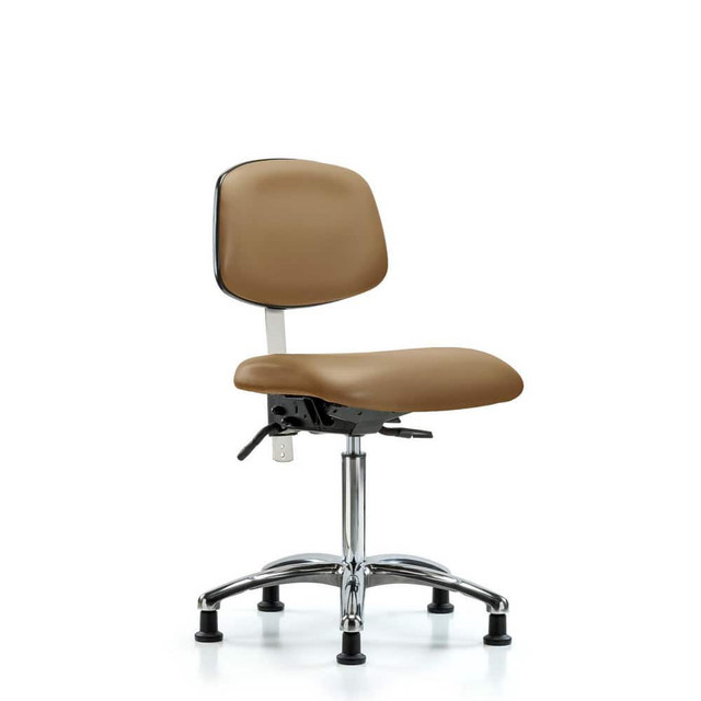 Blue Ridge Ergonomics MSC44089 Task Chair: Vinyl, Taupe