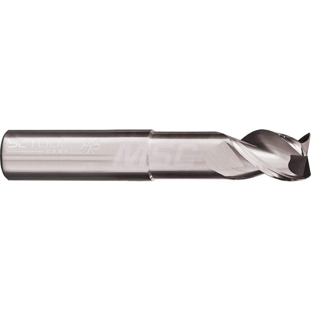 SC Tool 10593 Corner Radius End Mill: 1/2" Dia, 5/8" LOC, 0.06" Radius, 3 Flutes, Solid Carbide