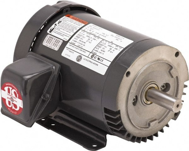 US Motors S3P2A Three Phase Premium Efficient AC Motor: TEFC Enclosure