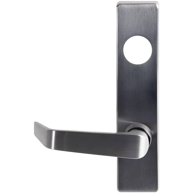 Detex 08DNS LHR 626 Trim; Trim Type: Classroom Lever ; For Use With: Detex Exit Device Trims ; Material: Metal ; Finish/Coating: Satin Chrome