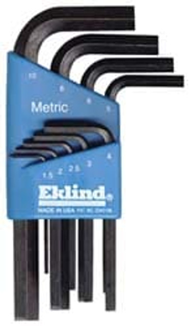 Eklind 10509 9 Piece L-Key Hex Key Set