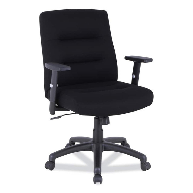 ALERA ALEKS4010 Task Chair:  Adjustable Height,  17-1/7 to  21-2/3" Seat Height,  Black