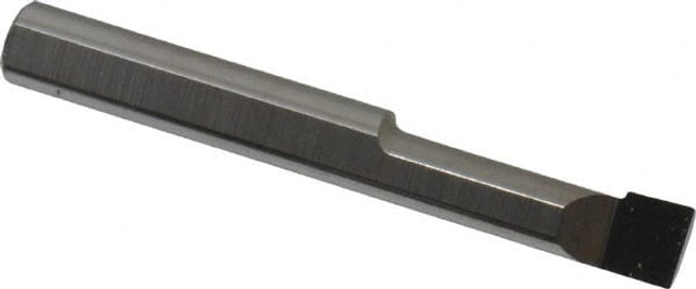 Scientific Cutting Tools BB185 Radial Relief Boring Bar: 0.185" Min Bore, 5/8" Max Depth, Right Hand Cut, Submicron Solid Carbide