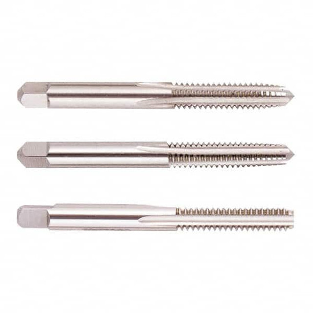 Regal Cutting Tools 029516AS Tap Set: M18 x 2.5 Metric, 4 Flute, Bottoming Plug & Taper, High Speed Steel