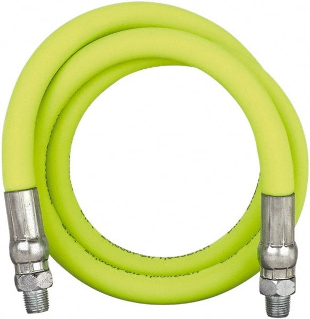 Legacy L2925FZ 3' Long, 10,000 psi Operating Pressure, Rubber Grease Gun Hose