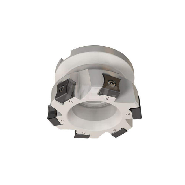 Iscar 3102498 100mm Cut Diam, 32mm Arbor Hole Diam, 10mm Max Depth, Indexable Square-Shoulder Face Mill